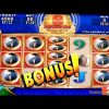 HUGE WIN !!! BONUS Quest for Riches 2c Konami Slot