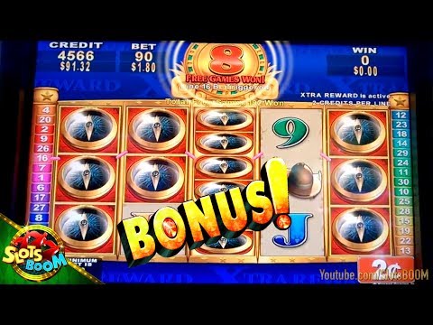 HUGE WIN !!! BONUS Quest for Riches 2c Konami Slot