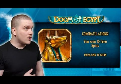 SUPER MEGA BIG WIN ON DOOM OF EGYPT (Play’n GO)