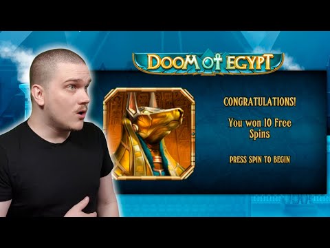SUPER MEGA BIG WIN ON DOOM OF EGYPT (Play’n GO)