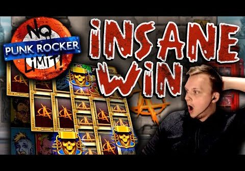 MASSIVE WIN on Punkrocker Slot Bonus Buy Feature!!