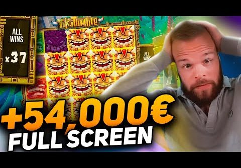 Streamer Record win 54.000€ on Tiki Tumble slot – TOP 5 Mega wins of the week