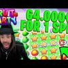 ROSHTEIN ONE SPIN – 64.000€ BIG WIN IN FRUIT PARTY! Top 5 Biggest Wins of Week