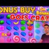 SWEET BONANZA BONUS BUY GOES CRAZY! | ONLINE CASINO SLOT BIG WIN