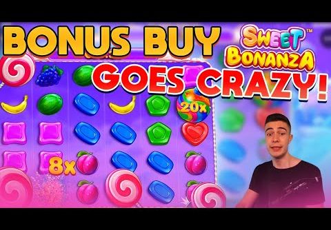 SWEET BONANZA BONUS BUY GOES CRAZY! | ONLINE CASINO SLOT BIG WIN