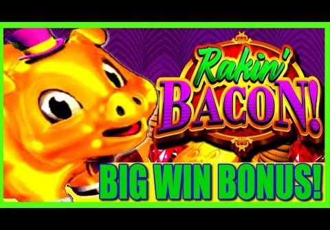 Rakin’ Money! New Slot Rakin’ Bacon BIG WIN Slot Bonus! | Slot Traveler