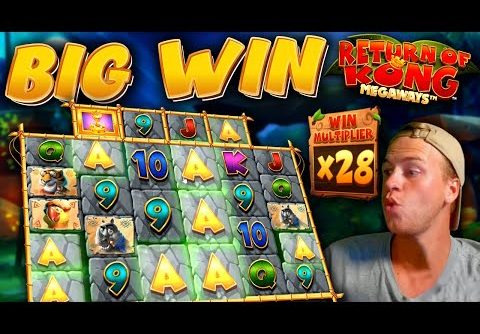 Big Win with Big Multiplier – Return of Kong Megaways