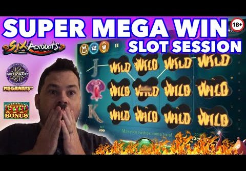 CASINO SLOT SESSION ! 🚨 BONUSES & MEGA WIN !! Wish master millionaire cashapillar & more