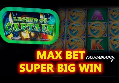 MAX BET! – Legend of Captain Slot – “SUPER BIG WIN” – Slot Machine Bonus