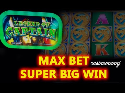 MAX BET! – Legend of Captain Slot – “SUPER BIG WIN” – Slot Machine Bonus