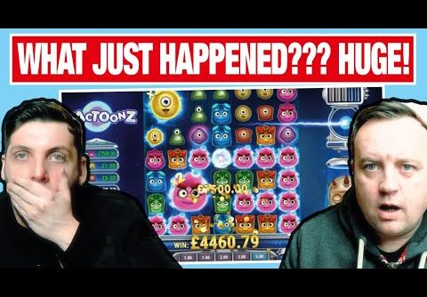 MY BIGGEST EVER WIN ON REACTOONZ SLOT !!!