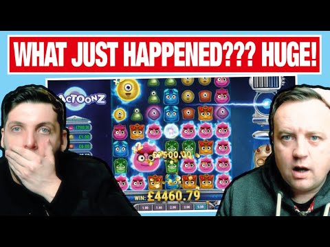 MY BIGGEST EVER WIN ON REACTOONZ SLOT !!!