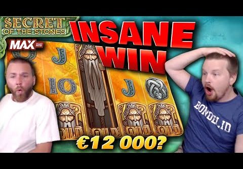 RECORD WIN in Secret of The Stones MAX – Biggest Win Ever By Far