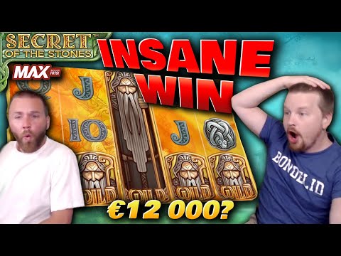 RECORD WIN in Secret of The Stones MAX – Biggest Win Ever By Far