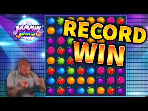 RECORD WIN!!! Jammin Jars Huge Win – BIG WIN on Online Slots from MrGambleSlots