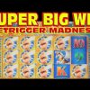 Celestial Temple SUPER BIG WIN + RETRIGGER MADNESS Slot Machine HUGE 300+ SPIN BONUS