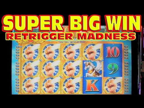 Celestial Temple SUPER BIG WIN + RETRIGGER MADNESS Slot Machine HUGE 300+ SPIN BONUS