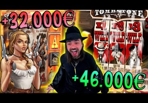 Roshtein Top 5 Crazy Wins in Slots – X3180 BIG WIN in Deadwood and X925 in Tombstone