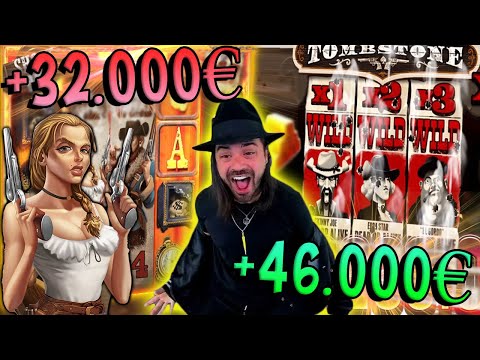 Roshtein Top 5 Crazy Wins in Slots – X3180 BIG WIN in Deadwood and X925 in Tombstone