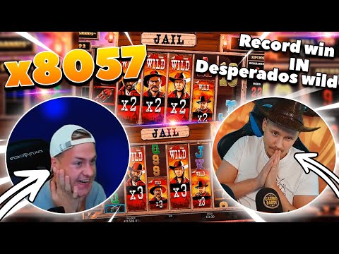 Streamer mega win x8057  in Desperados Wild – Top 5 Big wins in casino slot