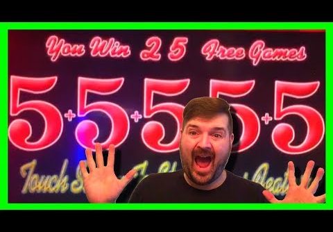 BIG WINS! RARE SLOT MACHINE! 5 BONUS SYMBOL HT! BIG CITY 5’s Slot Machine BONUSES W/ SDGuy1234