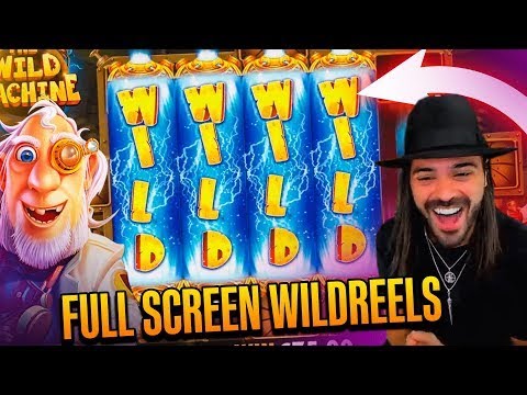 ROSHTEIN Full Screen Win  on The Wild Machine slot   TOP 5 Mega wins of the week