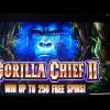 Gorilla Chief II MAX BET BIG WIN Slot Machine Bonus 40 Free Games