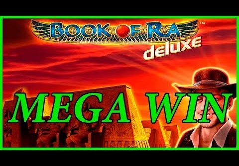 Book of Ra Deluxe slot – FULL SCREEN MEGA WIN!!