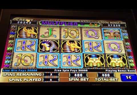 Cleopatra II Slot Machine — Big Wins — Max Bet