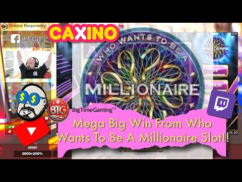 Mega Big Win From Who Wants To Be A Millionaire Slot!!