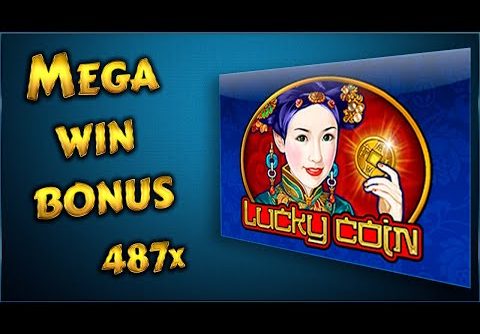 Lucky Coin mega win bonus 487X. Amatic online slot