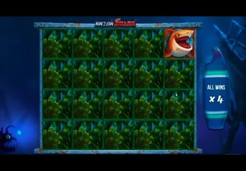 BIGGEST WIN EVER LIVE ON STREAM RAZOR SHARK SLOT EPIC WIN MUST SEE FULL SCREEN!!! ❤️🦈🦈🦈