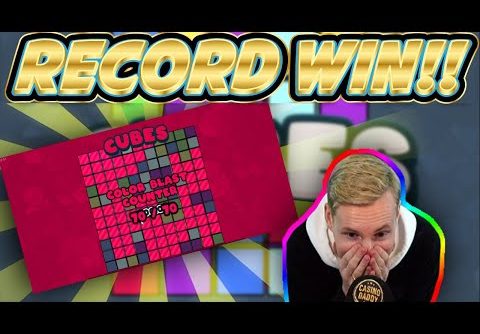 RECORD WIN! Cubes Big win – HUGE WIN on NEW slot from Hacksaw gaming