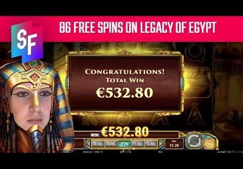 LEGACY OF EGYPT SLOT BIG WIN – NEVER ENDING FREE SPINS – Slots Stream Highlights