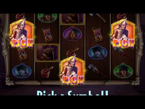 WIZARD OF OZ: DOROTHY’S RESCUE Video Slot Game with a “MEGA WIN” PICK BONUS