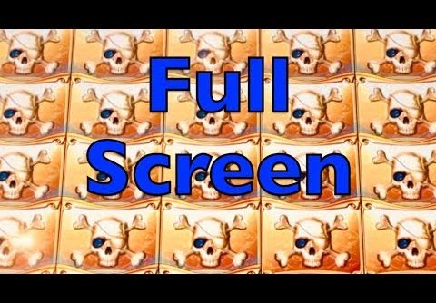 🏴☠️ PIRATE SHIP Slot Machine – Full Screen of Skulls – MEGA BIG WIN – WMS Pokies