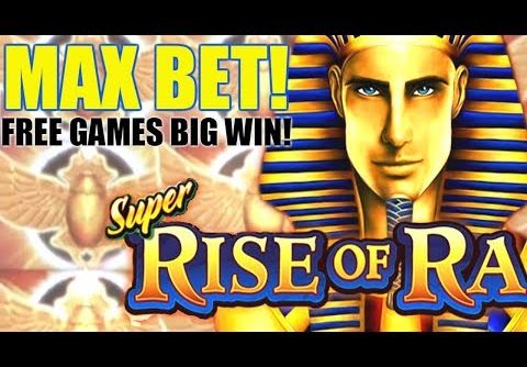 BIG WIN!!! Super Rise of Ra Slot Machine 💥 MAX BET Slot BONUS!