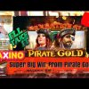 Money Bag Bonus!! Super Big Win  From Pirate Gold Slot!!
