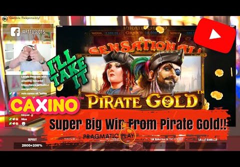 Money Bag Bonus!! Super Big Win  From Pirate Gold Slot!!