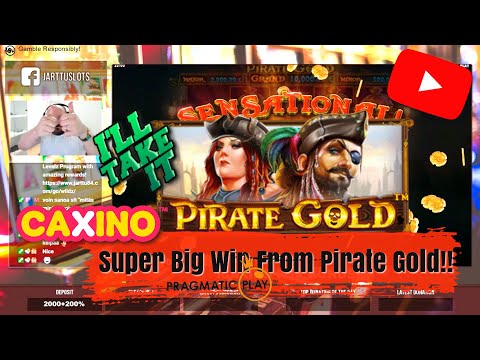 Money Bag Bonus!! Super Big Win  From Pirate Gold Slot!!