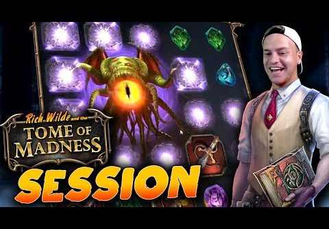 Slot Session on Tome of Madness (Big Win)