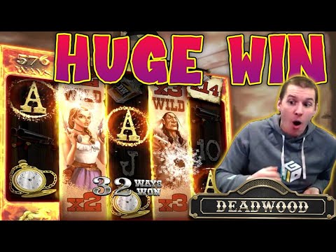 HUGE WIN on Deadwood Slot – £14 Bet!