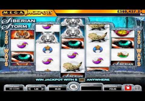 IGT – Siberian Storm Slot – Progressive Jackpot Big Win