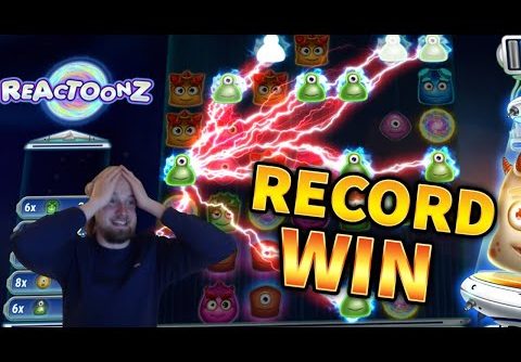 RECORD WIN!!! Reactoonz Huge Win – BIG WIN on Online Slots from MrGambleSlots