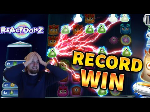 RECORD WIN!!! Reactoonz Huge Win – BIG WIN on Online Slots from MrGambleSlots