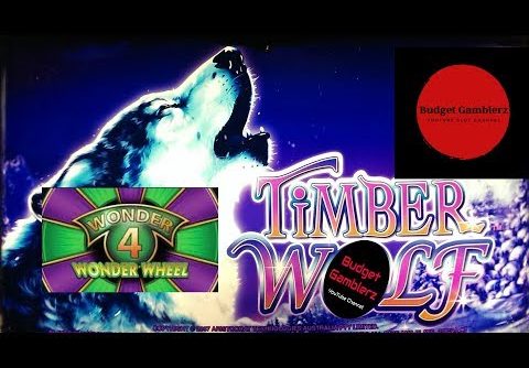 WONDER 4 WONDER WHEEL ~ TIMBER WOLF JACKPOT!!  HUGE WIN!! ~ Live Slot Play @ San Manuel