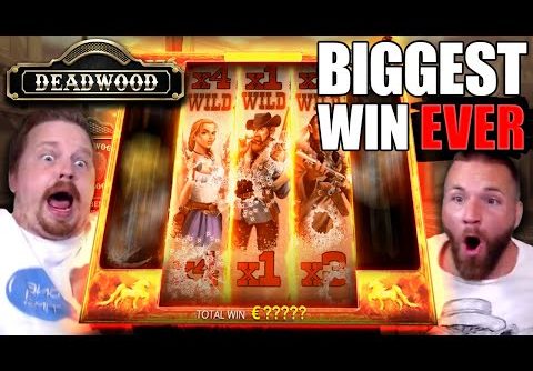 SUPER MEGA WIN – Deadwood (My BIGGEST Slot Win EVER)