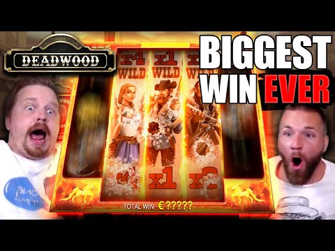 SUPER MEGA WIN – Deadwood (My BIGGEST Slot Win EVER)