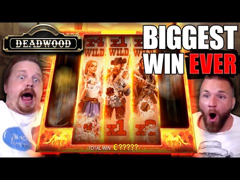 SUPER MEGA WIN – Deadwood (My BIGGEST Slot Win EVER)
