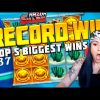 TOP 5 BIGGEST SLOTS WINS OF THE WEEK | CASINO GAMES | RECORD WIN | 8762x IN THE RAZOR SHARK SLOT